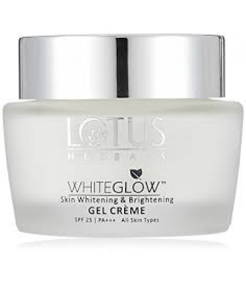 Lotus Herbals Whiteglow Skin Whitening and Brightening Gel Cream SPF-25, 60g